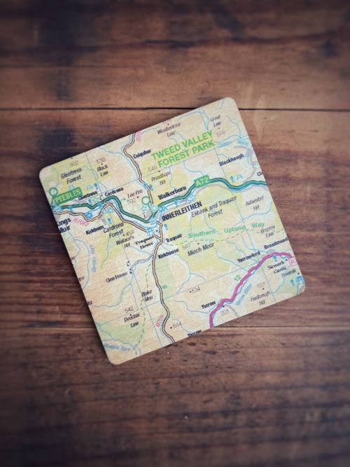 Wooden Map Magnets